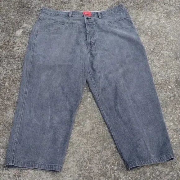 Vintage Marithe Francois Girbaud 90s Gray Jeans Knife Pocket Y2K Grunge 42x27 - Picture 2 of 11